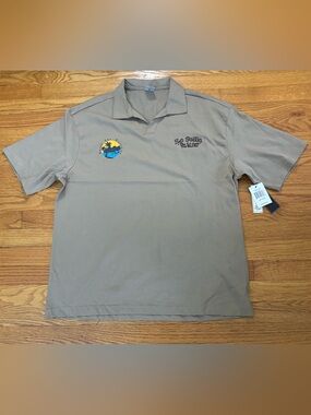 Saints Studio Polo Shirt Men’s Large Multicolor Graphic La Jolla California New